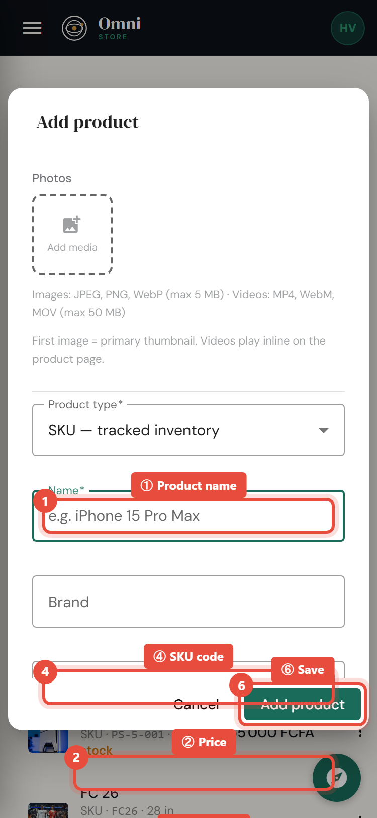 Step 2 - mobile