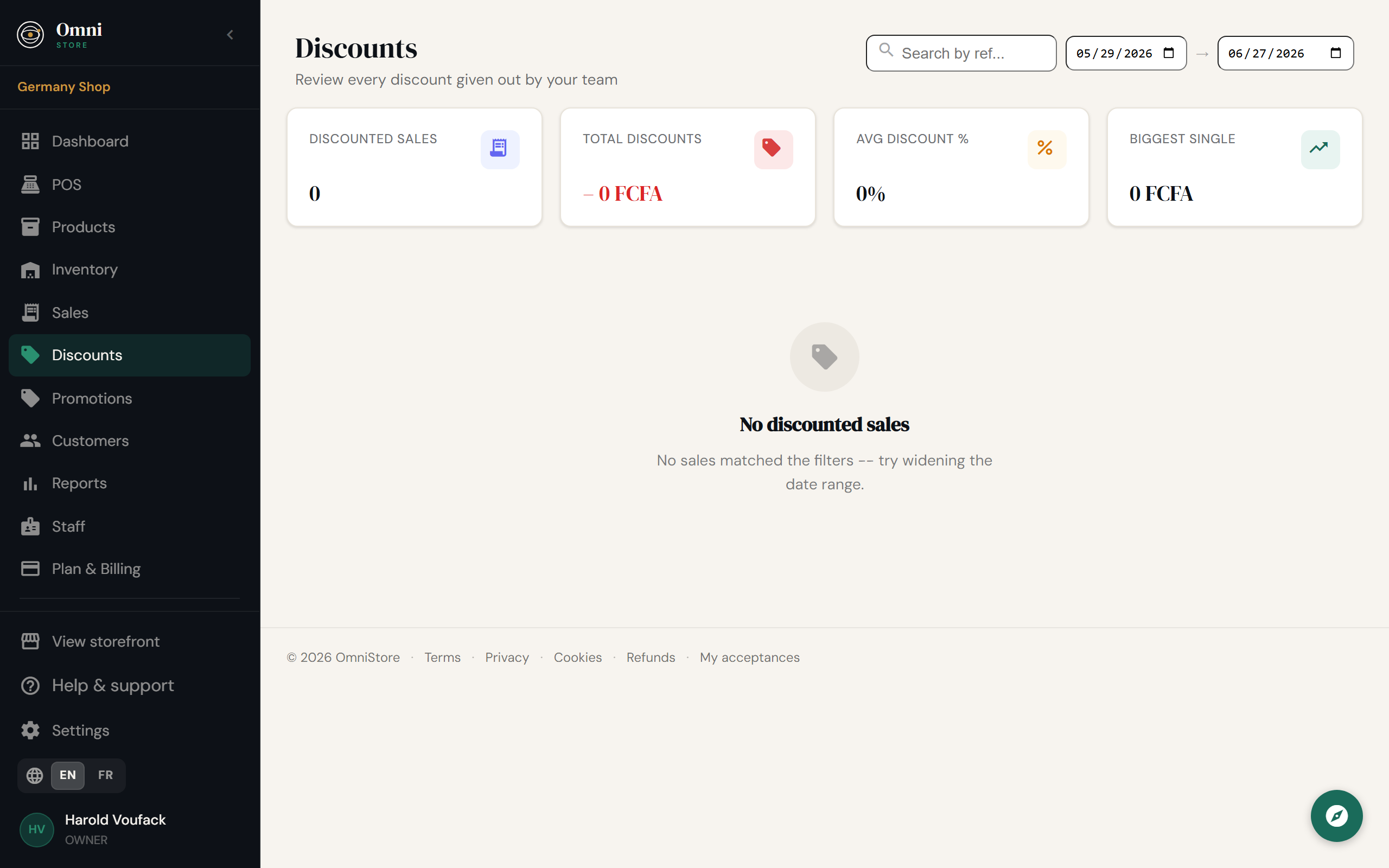 Saisissez le code et cliquez sur Appliquer